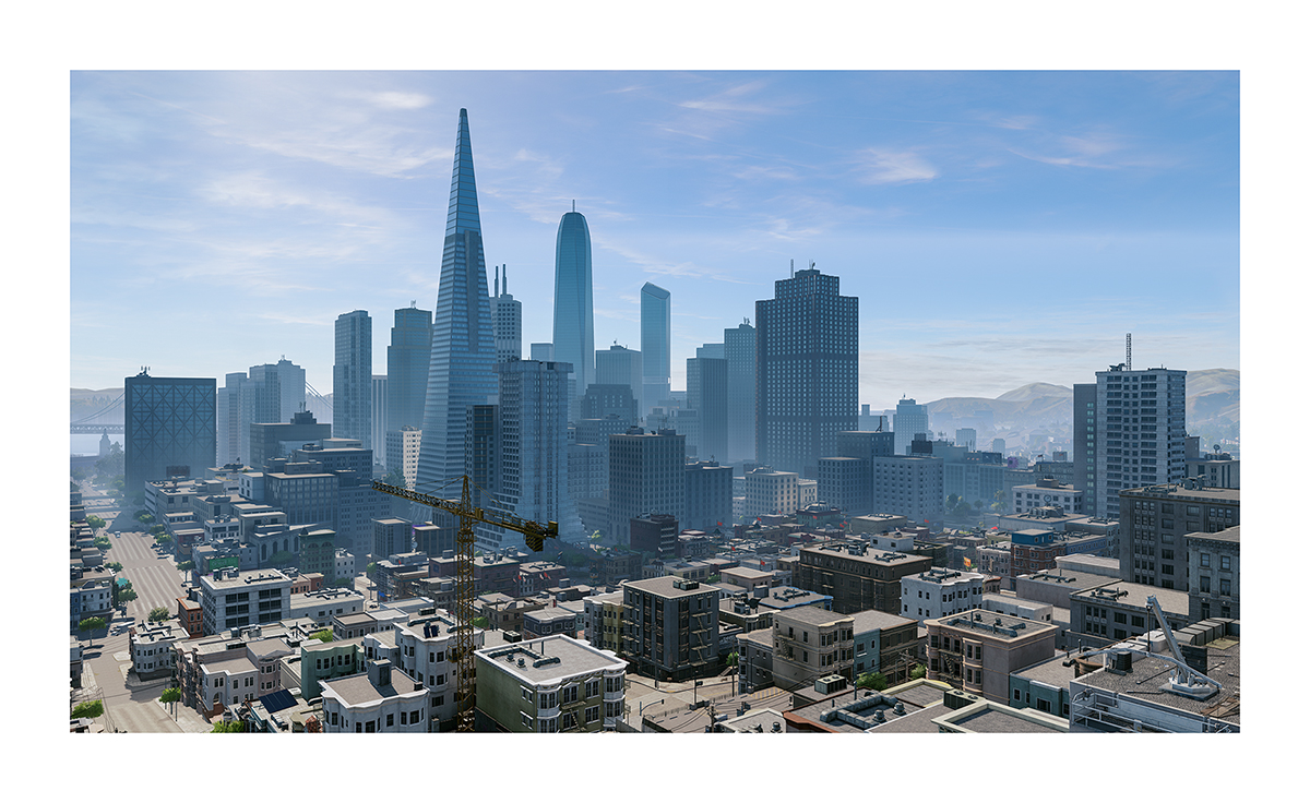 Virtual Cities San Francisco Diptych N2 000 12000736 - 2018 - Virtual In-Game Cities. San Francisco. Diptych N°2