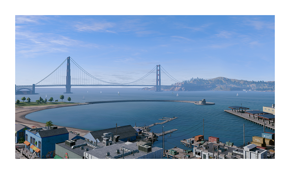 Virtual Cities San Francisco Tritych N1 002 12000721 - 2018 - Virtual In-Game Cities. San Francisco. Triptych N°1
