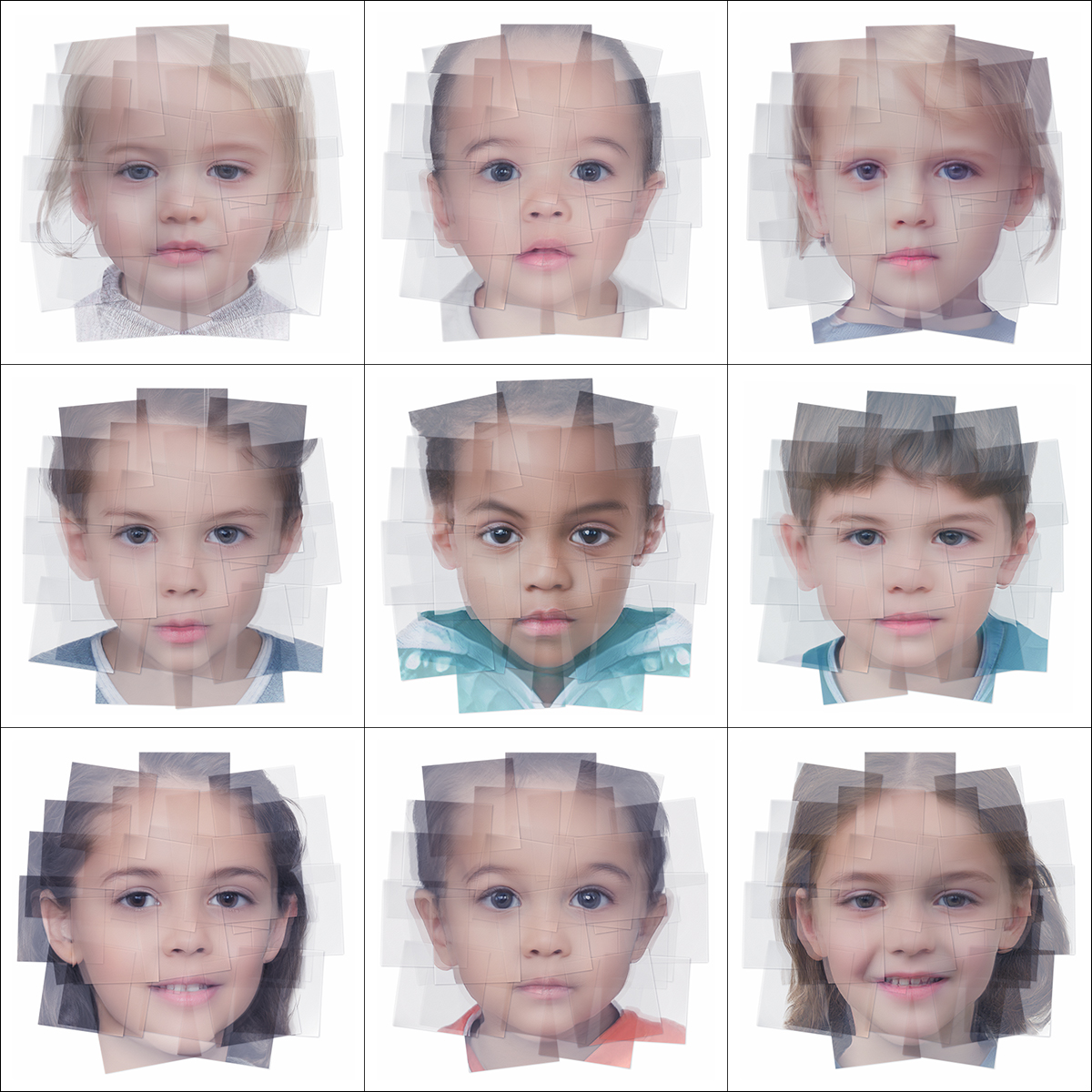 2019 – Generated Faces by Artificial Intelligence. Kids. V1 – TTY-ART ...