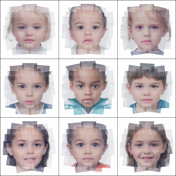 2019 – Generated Faces by Artificial Intelligence. Kids. V1 – TTY-ART ...