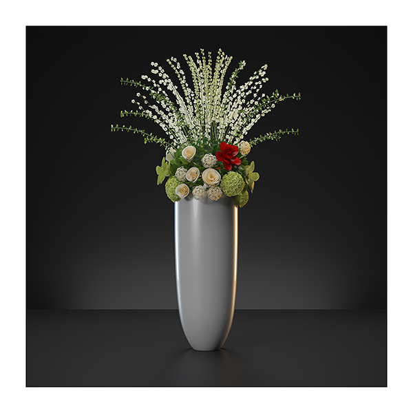 Virtual Flowers Bouquet Triptych N1 001 - 2020 - Virtual Flowers. Bouquet. Triptych N°1
