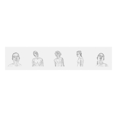 036 The little models Busts and Faces DrawBot 000b 400x400 - Visuals. 2018