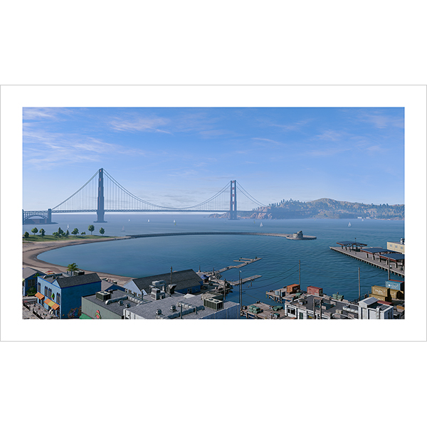 Virtual Cities San Francisco Tritych N1 002 - 2018 - Virtual In-Game Cities. San Francisco. Triptych N°1