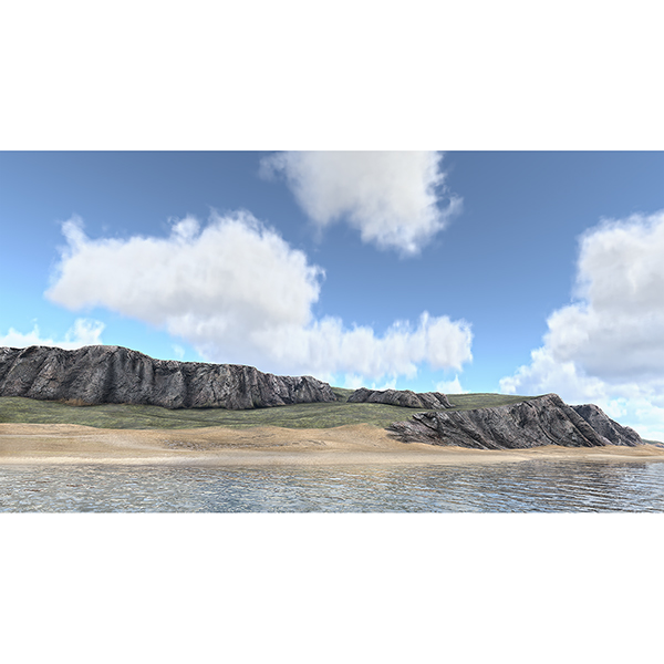 In Game Virtual Landscapes T2 003 - 2018 - Virtual In-Game Landscapes - Triptych N°2