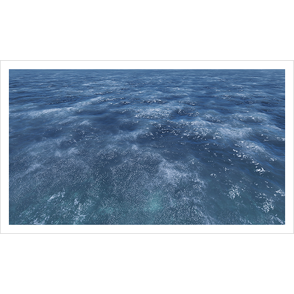 Virtual Sea VII 003 - 2018 - Virtual Sea VII. (Computer Art)